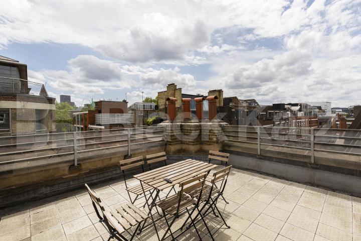 3 bed 2 bath within a warehouse conversion with private south facing terrace Berry Street, Clerkenwell